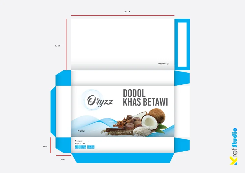 portofolio Packaging Dodol Khas Betawi Oryzz