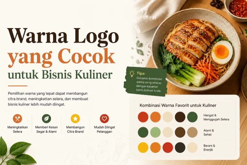 Warna Logo yang Cocok untuk Bisnis Kuliner