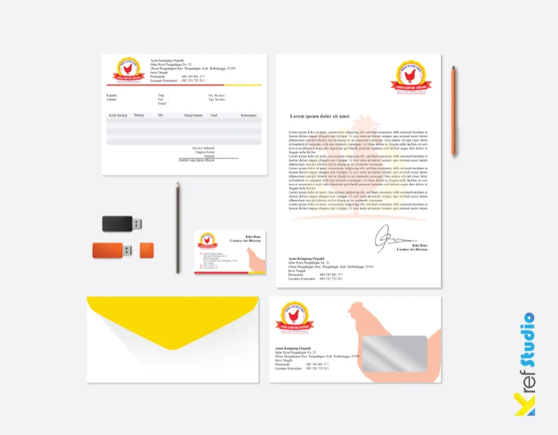Brand Identity Ayam Kampung Organik