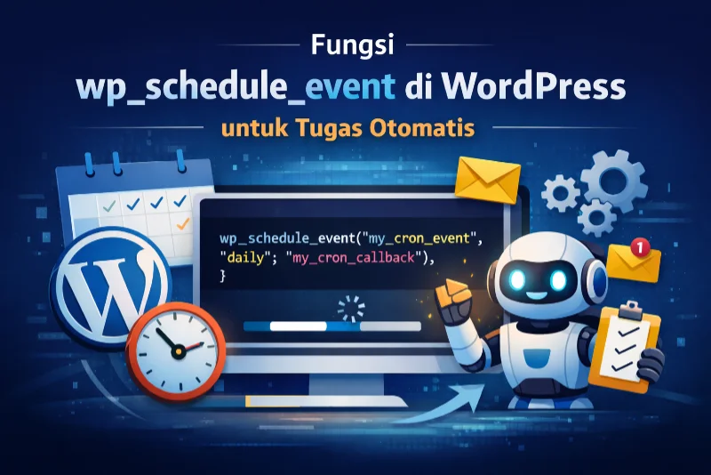 Fungsi wp_schedule_event di WordPress untuk Tugas Otomatis