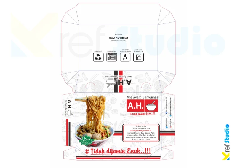 Kemasan Box Mi Ayam Banyumas